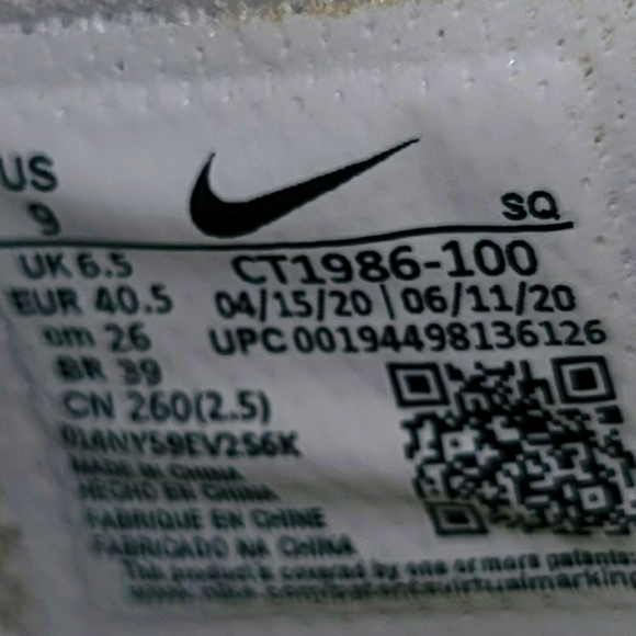 NIKE AIR FORCE 1 CRATER SUMMIT WHITE LOW SNEAKERS. - Picture 9 of 10